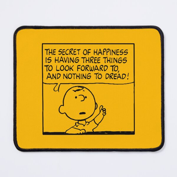Item preview, Charlie Brown Secret of Happiness Quote Strip designed and sold by dory898.