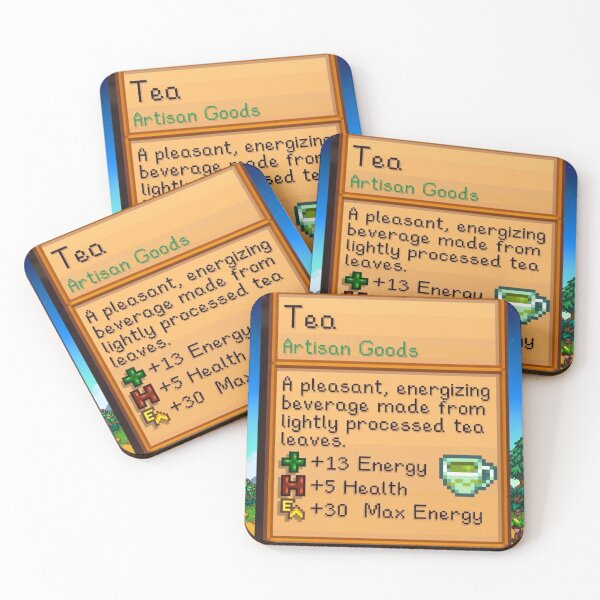 Item preview, Inspired Tea Artisan - Stardew Valley designed and sold by Cozy Moss Studio.