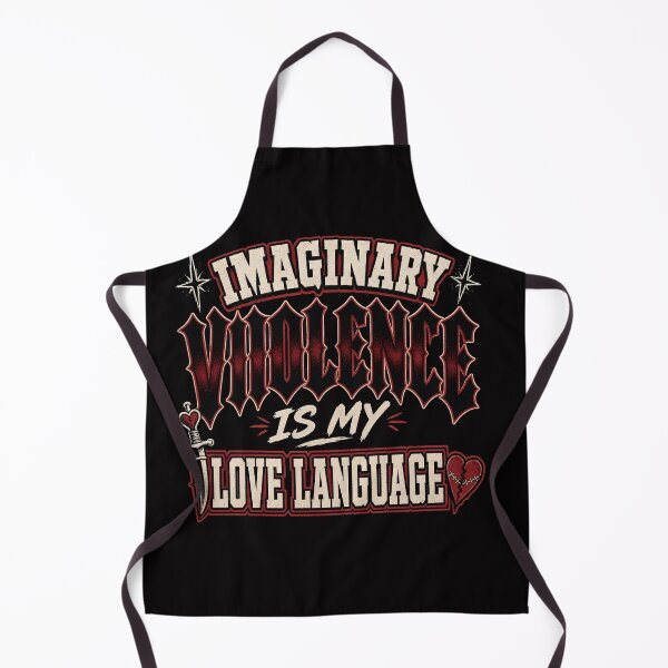 Item preview, Imaginary Violence Is My Love Language, Funny Shirt designed and sold by Hannah Pillic.
