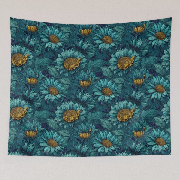Item preview, Vibrant Sunflower Print - Tropical Flower Pattern - Retirement Gifts designed and sold by RoyalStarsPatts.