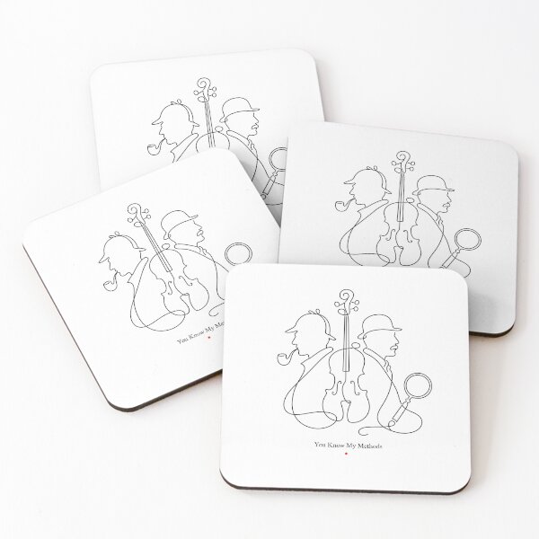 Item preview, Sherlock Holmes You Know My Methods Line Art Design designed and sold by Fenay Designs.