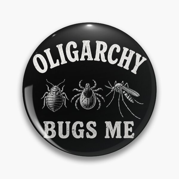 Item preview, Oligarchy Bugs Me Political Insect Satire designed and sold by Victor Shadehorn.