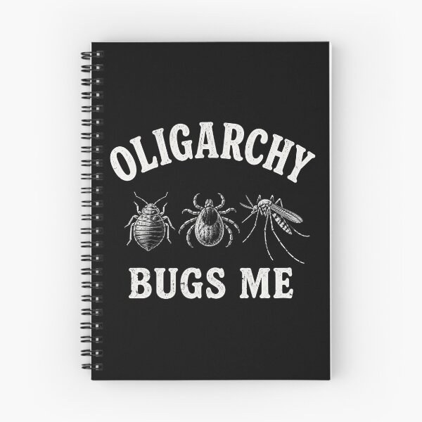 Item preview, Oligarchy Bugs Me Political Insect Satire designed and sold by Victor Shadehorn.
