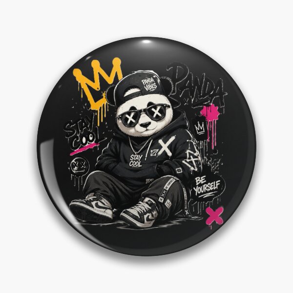 Item preview, Stay Cool Panda | Urban Streetwear Panda | Hypebeast Graffiti Animal Design designed and sold by AstraDrip Studio.