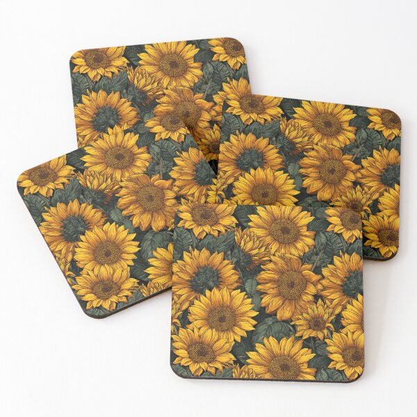 Item preview, Whimsical Sunflower Print  - Birth Flower Pattern - Retirement Gifts For Women designed and sold by RoyalStarsPatts.