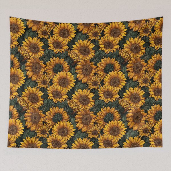 Item preview, Whimsical Sunflower Print  - Birth Flower Pattern - Retirement Gifts For Women designed and sold by RoyalStarsPatts.