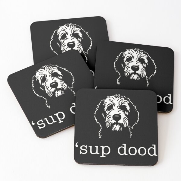 Item preview, Sup Dood Minimalist Goldendoodle Labradoodle Dog Pun designed and sold by haitrieuic96.