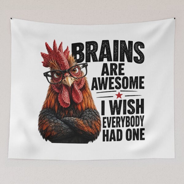 Item preview, Brains Are Awesome I Wish designed and sold by HippyRikky.