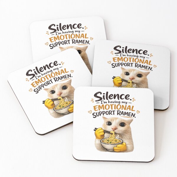 Item preview, Emotionally Attached to Ramen Cat designed and sold by jeehh.