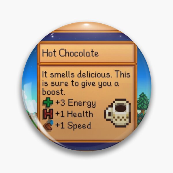 Item preview, Cozy Hot Chocolate - Stardew Valley  designed and sold by Cozy Moss Studio.