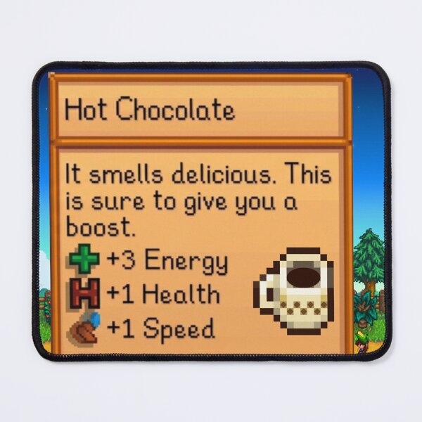 Item preview, Cozy Hot Chocolate - Stardew Valley designed and sold by Cozy Moss Studio.