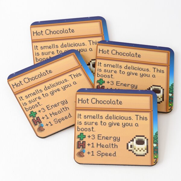 Item preview, Cozy Hot Chocolate - Stardew Valley  designed and sold by Cozy Moss Studio.