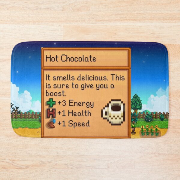 Item preview, Cozy Hot Chocolate - Stardew Valley  designed and sold by Cozy Moss Studio.