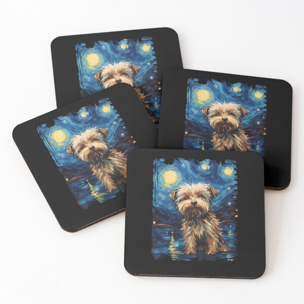 Item preview, Funny Yorkiepoo Starry Night Illustration Mom Dad Kids designed and sold by rafaeltto.