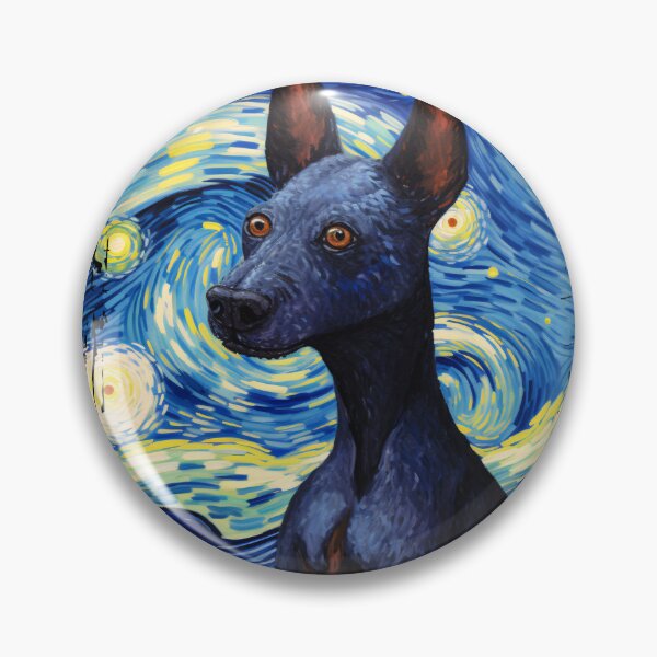 Item preview, Funny Xoloitzcuintli Xolo Starry Night Illustration Mom Dad Kids designed and sold by rafaeltto.