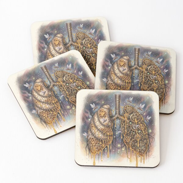 Item preview, Cosmic Honeycomb Lungs designed and sold by Ecosetereos.