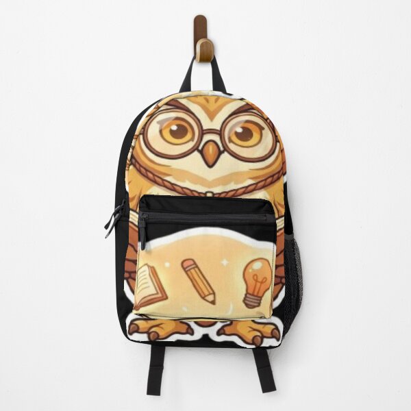 Item preview, Studious Owl Reading a Book Illustration designed and sold by DailySparks.
