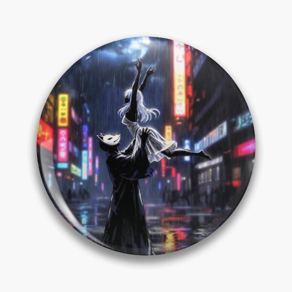Item preview, Kitsune Mask Lift in the Neon Rain designed and sold by Amber Sky Creations.