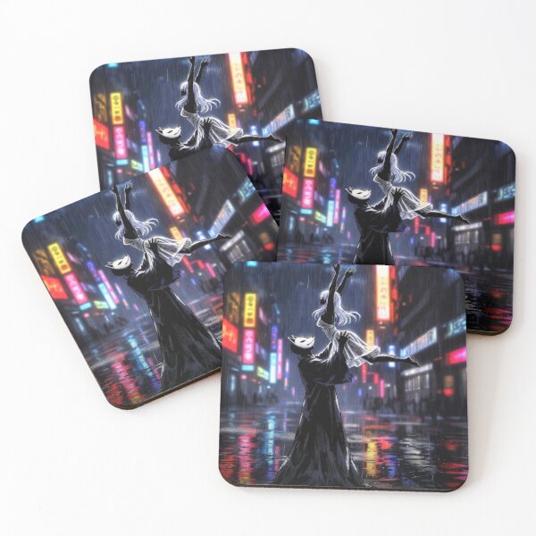 Item preview, Kitsune Mask Lift in the Neon Rain designed and sold by Amber Sky Creations.