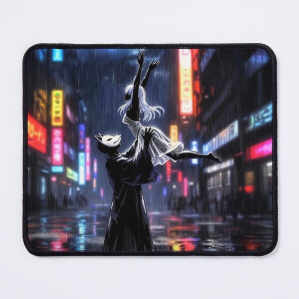 Item preview, Kitsune Mask Lift in the Neon Rain designed and sold by Amber Sky Creations.