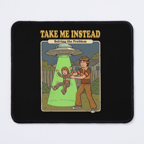 Item preview, Funny Sibling Abduction - Vintage Sci-Fi Parody designed and sold by ZUVLEX.