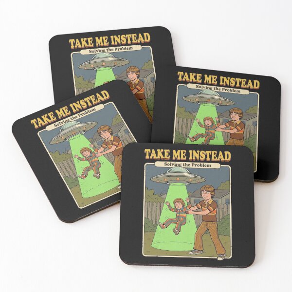 Item preview, Funny Sibling Abduction - Vintage Sci-Fi Parody designed and sold by ZUVLEX.
