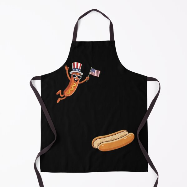 Item preview, Patriotic Hot Dog 4th of July BBQ Mascot designed and sold by haitrieuic96.
