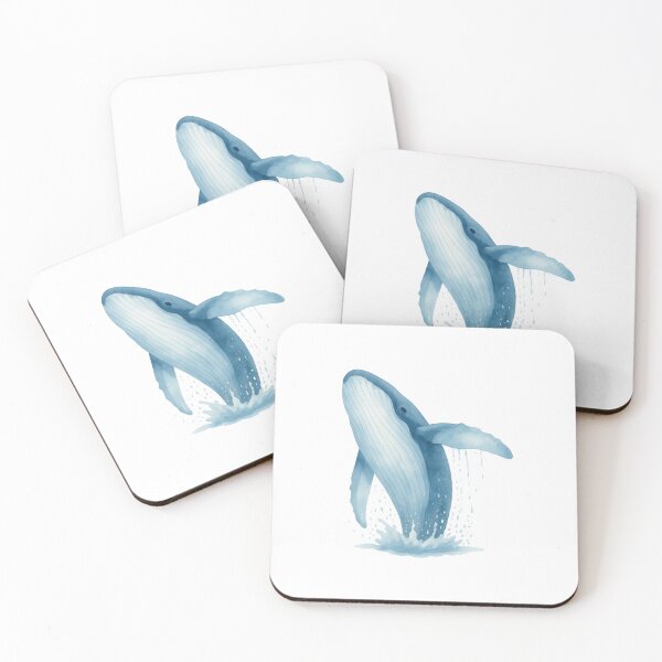 Item preview, Whale | Water Color designed and sold by CozyCovenClub.