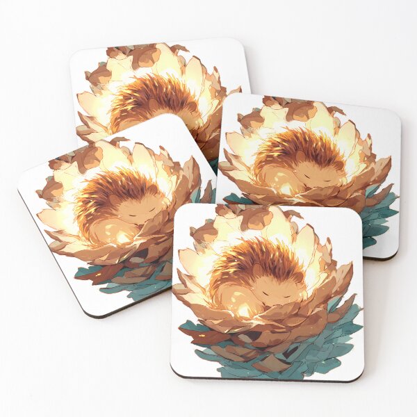 Item preview, Sleeping Hedgehog Pinecone Lantern designed and sold by pumsquare.