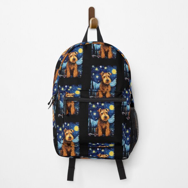 Item preview, Funny Welsh Terrier Starry Night Illustration Mom Dad Kids designed and sold by rafaeltto.