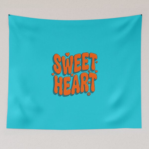 Item preview, Sweet Heart - Groovy 70s Retro Bubble Typography designed and sold by alizvisions.