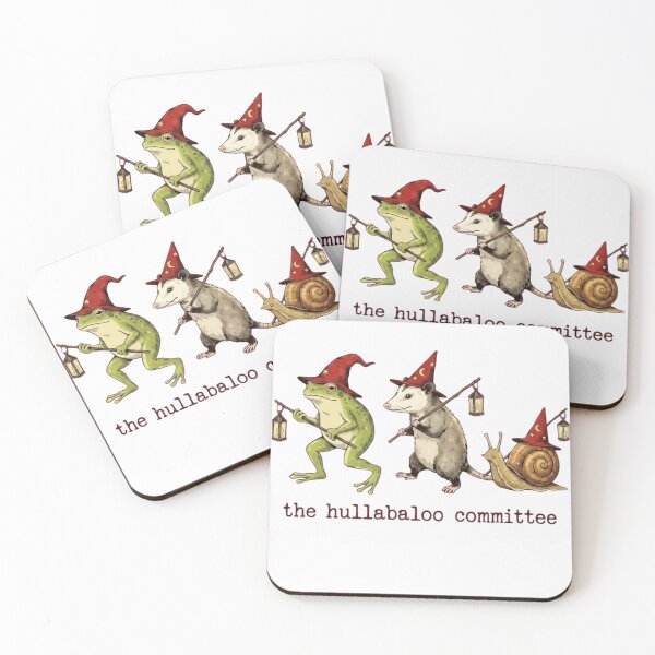 Item preview, The Hullabaloo Committee Wizard Frog Possum and Snail designed and sold by haitrieuic96.