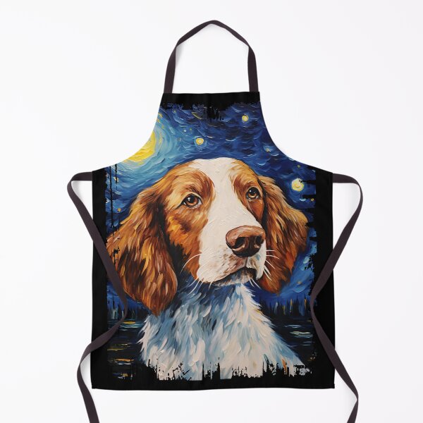 Item preview, Funny Welsh Springer Spaniel Starry Night Illustration Mom Dad Kids designed and sold by rafaeltto.