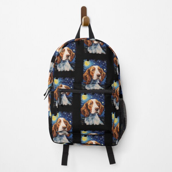 Item preview, Funny Welsh Springer Spaniel Starry Night Illustration Mom Dad Kids designed and sold by rafaeltto.