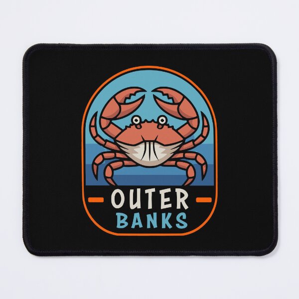 Item preview, Outer Banks Crab Coastal Vacation Ocean Badge designed and sold by AntiqueImages.