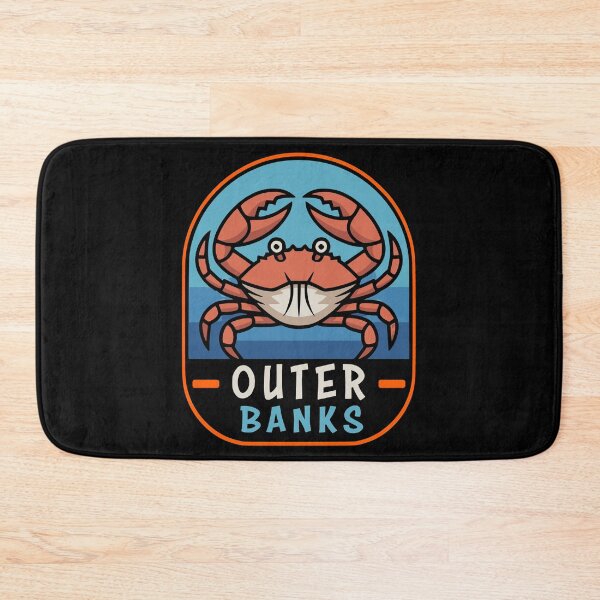 Item preview, Outer Banks Crab Coastal Vacation Ocean Badge designed and sold by AntiqueImages.