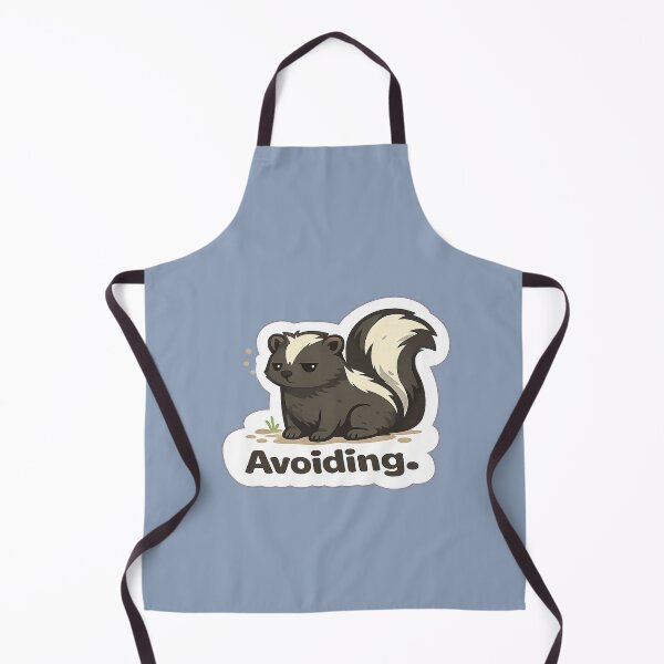 Item preview, Avoiding. Skunk Meme | Deadpan Animal Sticker Design designed and sold by BabyStark.