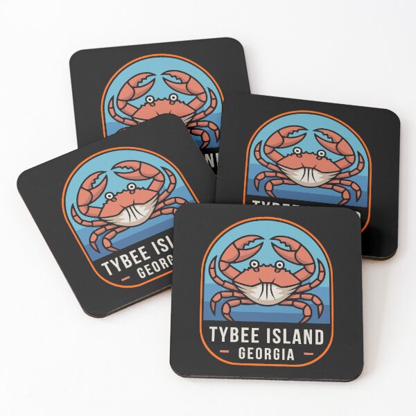 Item preview, Tybee Island Georgia Crab Coastal Beach Travel designed and sold by AntiqueImages.