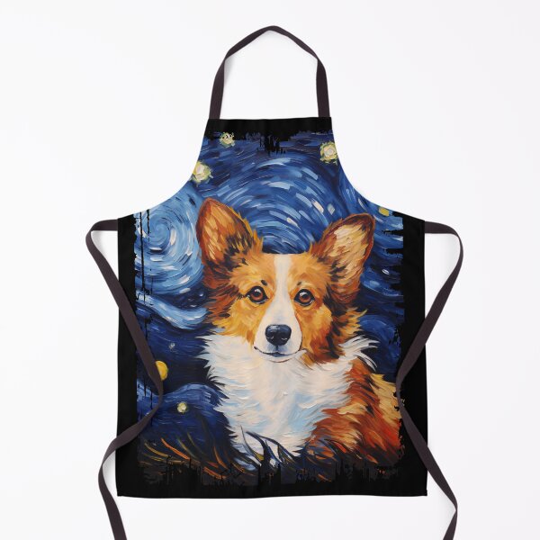 Item preview, Funny Tri Color Corgi Starry Night Illustration Mom Dad Kids designed and sold by rafaeltto.
