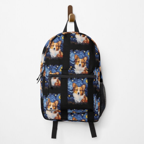 Item preview, Funny Tri Color Corgi Starry Night Illustration Mom Dad Kids designed and sold by rafaeltto.
