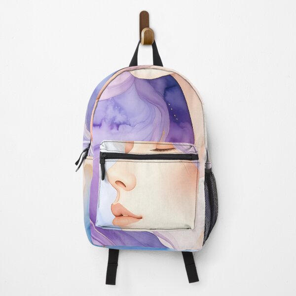 Item preview, Ethereal Woman Watercolor Portrait Pastel Abstract Art designed and sold by ToxicInkArt.