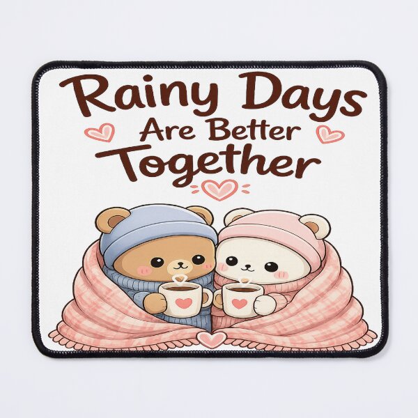 Item preview, Rainy Days Are Better Together Bears designed and sold by Astra-Parallax.