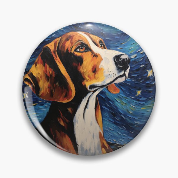 Item preview, Funny Treeing Walker Coonhound Starry Night Illustration Mom Dad Kids designed and sold by rafaeltto.