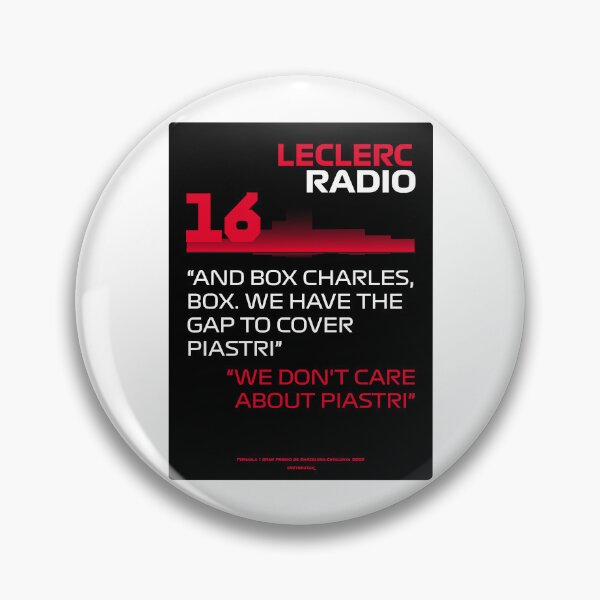 Item preview, We dont care about piastri - CL16 F1 Team Radio designed and sold by Heybratan.