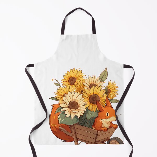 Item preview, Squirrel Sunflower Wheelbarrow designed and sold by pumsquare.