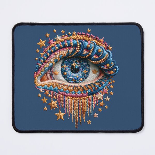Item preview, Cosmic Dream Eye Celestial Embroidery designed and sold by MegaNovaArt.