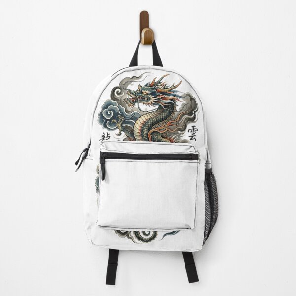 Item preview, Giant Flying Dragon in Japanese Art with Phrases designed and sold by Lkimi.