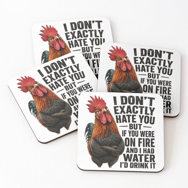 Item preview, Rooster Attitude Problem Funny Chicken designed and sold by HippyRikky.
