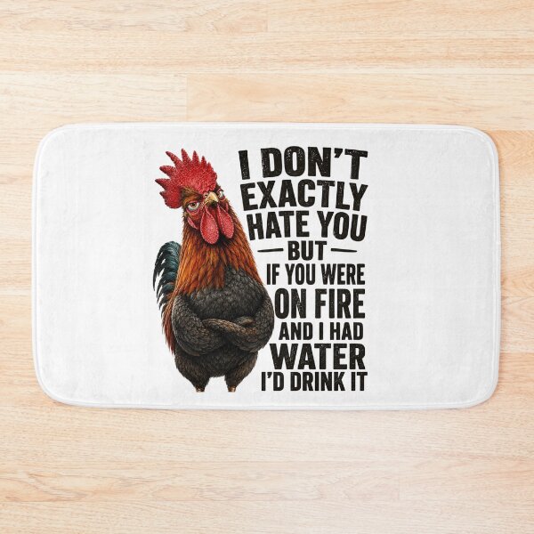 Item preview, Rooster Attitude Problem Funny Chicken designed and sold by HippyRikky.