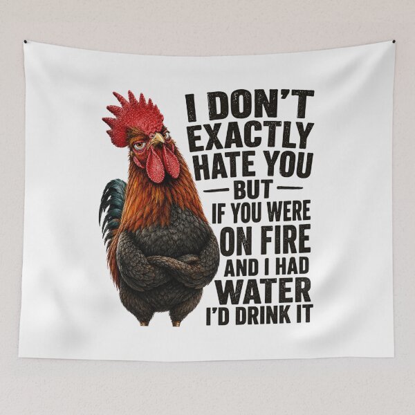 Item preview, Rooster Attitude Problem Funny Chicken designed and sold by HippyRikky.